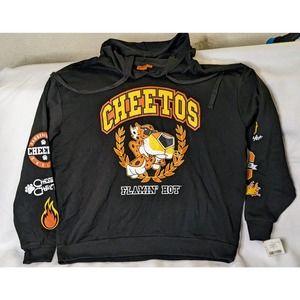 Cheetos Hoodie Men's XL Flaming Hot Fire Dangerously Cheesy NWT